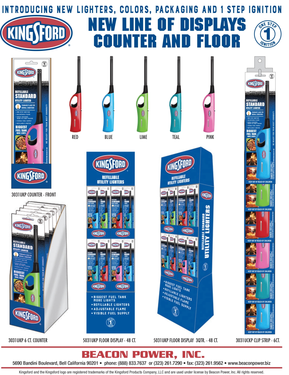 KINGSFORD® LIGHTERS Beacon Power