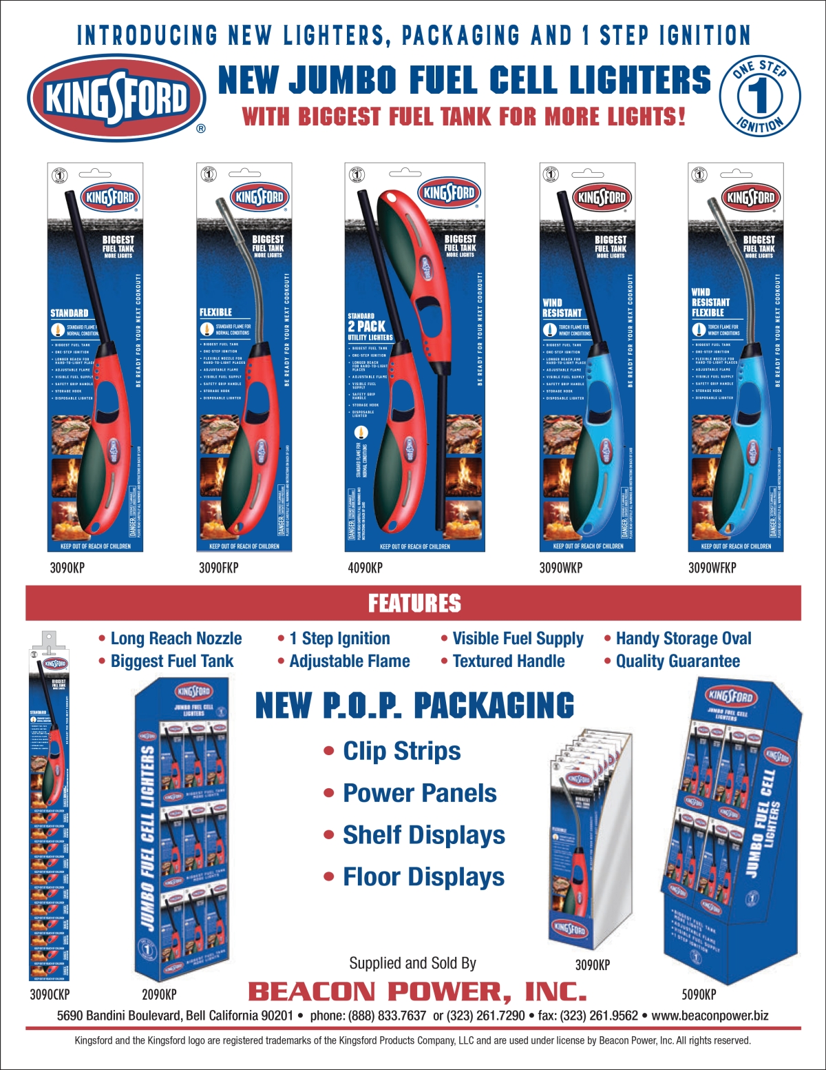 KINGSFORD® LIGHTERS Beacon Power